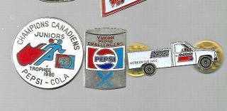 Pepsi Pins: 80 Canada Jrs; Yukon P Chalenge Baseball; Sudden Service Pickuptruck