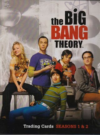 The Big Bang Theory Seasons 1 And 2 Master Set All Autographs Costumes Binder,