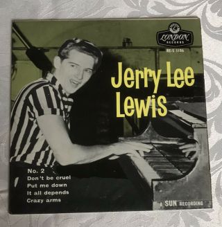 Jerry Lee Lewis No2 Ep London Re - S 1286 Tri Centre 1959