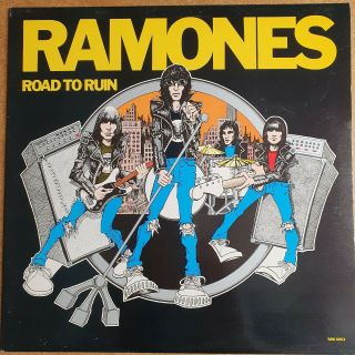 The Ramones - Road To Ruin - Sire Srk 6063 Yellow Vinyl Lp 1978 -