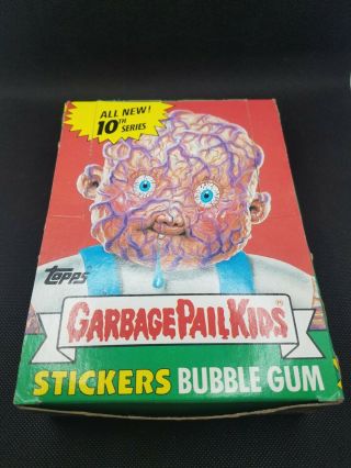 Garbage Pail Kids 10th Series Box 48 Wax Packs 1987