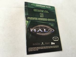 Halo XBOX Trading 5 Card 2007 Topps Master Chief Cortana Elite motion set Rare 3