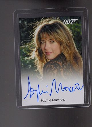 2016 James Bond Classics Sophie Marceau Autograph Card