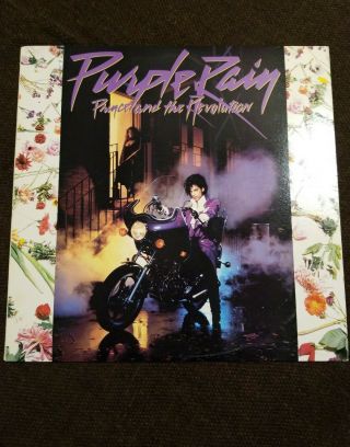 Prince And The Revolution Purple Rain Lp 1984 Album,  Innersleeve,  Poster Ex