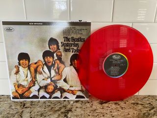 The Beatles - Yesterday & Today Butcher Cover - 180g Red Colored Vinyl