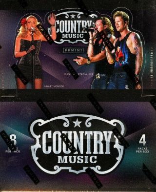 Panini Country Music Hobby Trading Cards 20 Box Case Blowout Cards