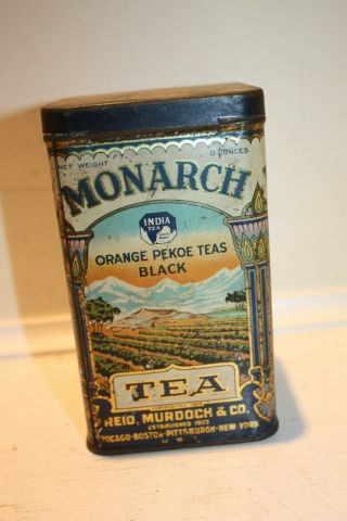 Monarch Tea Tin