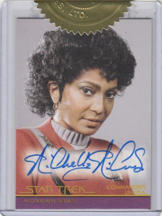 Star Trek Movies Heroes & Villains 2011 Autograph A122 Nichelle Nichols Uhura