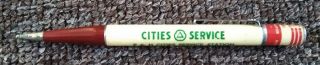 1950s Cities Service Dealership " Can Top " Mechanical Pencil.  Great Bend Kansas