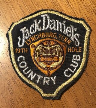 Vintage Jack Daniel’s Lynchburg Tenn 19th Hole Country Club Patch