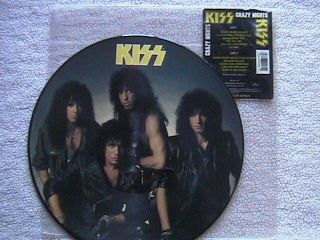 Kiss " Crazy Nights " Lp Picture Disc 1987