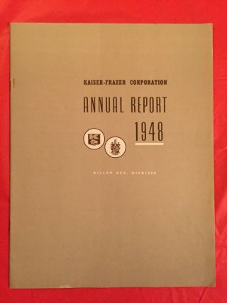 1948 Kaiser - Frazer Corporation Annual Report