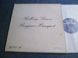 The Rolling Stones - Beggars Banquet Lp - Nr Uk Boxed Decca Stereo