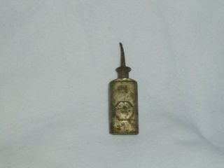 Small/tin Unusual Old/vtg Machinists Oiler/oil Can Antique/rare Tool