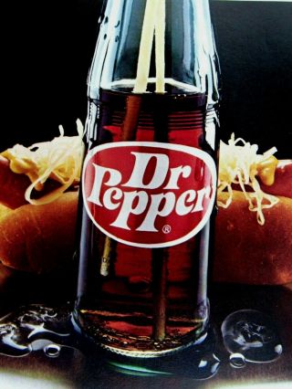 1975 Dr.  Pepper Frankly The Most Drink Ever Print Ad 8.  5 X 11 "