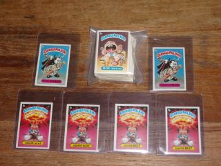 1985 Topps Garbage Pail Kids Os1 Uk Mini Set 88 Card Variation Set