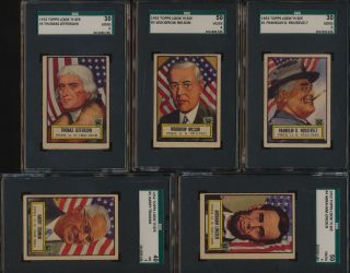 1952 Topps Look N See Sgc 50 Vgex Avg Complete Graded 135 Card Set 58094
