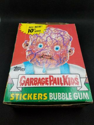 Garbage Pail Kids 10th Series Box 48 Wax Packs 1987 Os10 Gpk