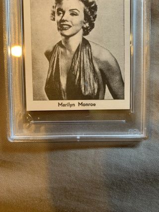 1960 Dutch Val Gum Marilyn Monroe PSA 9 Moviestar Card Company 3 2