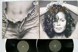 Janet Jackson Janet Virgin V 2720 Uk Vinyl 2lp