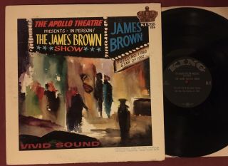 James Brown Live At The Apollo - Rare 1963 True First Pressing Lp No - Crown - Ex