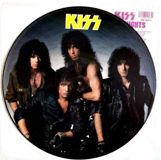 Ex/ex Kiss Crazy Nights 1987 Picture Disc Vinyl Lp