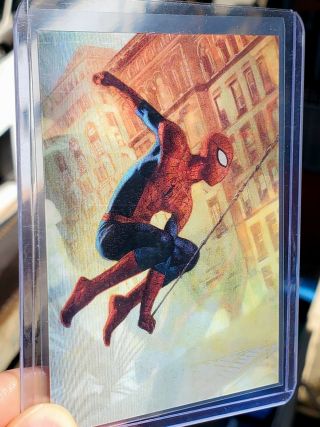 2020 Marvel Masterpieces Mirage Card Avengers Spider - Man