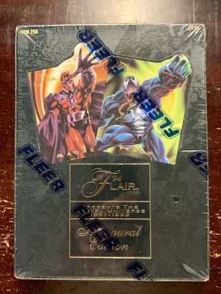 1994 Fleer Flair Inaugural Edition Marvel Universe Box (factory)