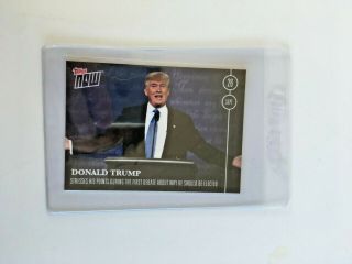 2016 Topps Now Election 3 Donald Trump Stresses Points During 1st Debate /334