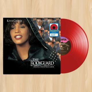 Red Vinyl - - - - Whitney Houston The Bodyguard Soundtrack Album Lp 0930