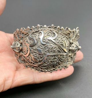 Antique Middle Eastern Sterling Silver Women 