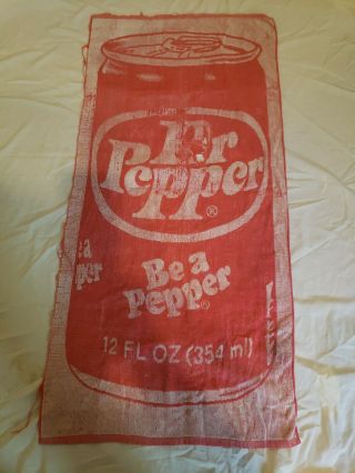 A Cool Vintage 1970’s Dr Pepper Beach Towel 50 "