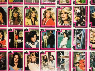 1977 Topps Charlie’s Angels Series 1 Cards Uncut Sheet