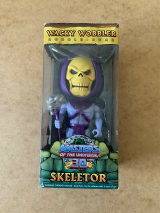 Funko Wacky Wobbler Bobble Head Masters Of The Universe 30th - Skeletor