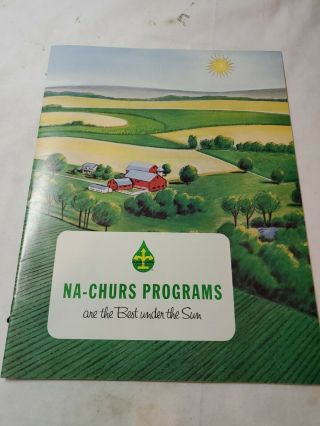 Rare Vintage " Na - Churs " Liquid Fertilizer Advertising Brochure