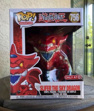 Yu - Gi - Oh Slifer The Sky Dragon Funko Pop Target Exclusive 756 In Hand