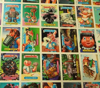 1988 Topps Garbage Pail Kids GPK 14th Series Uncut Sheet (132) 3