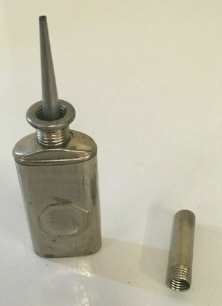 Vintage Mini Pocket Oiler Oil Can Pat.  Feb 11,  1896 Made In Usa