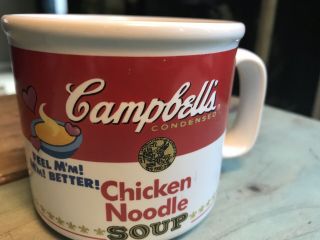 Vintage 1997 “campbell’s Chicken Noodle Soup” Bowl Coffee Mug Cup By Westwood