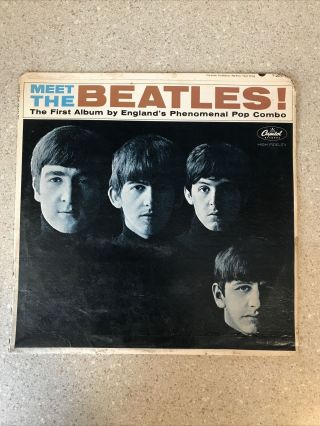 Rare - - Meet The Beatles=1966/4th Label Var.  /mono (no G.  Martin),  Nearmint - Lp