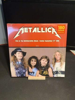 Metallica Live At Hammersmith Odeon Rare Red Vinyl Dol Records Cat Dor2131h