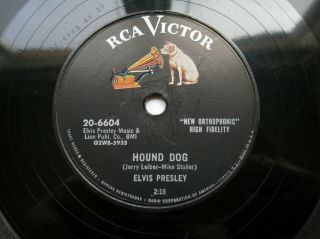 Elvis Presley 78 Rpm / Hound Dog / Don 