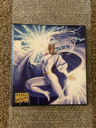 1994 Marvel Masterpieces Full Set W/silver/gold/bronze Holofoil - Power Blast
