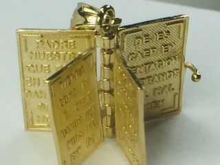 14k Yellow Gold Movable " The Lord 