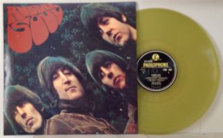 The Beatles 1965 Rubber Soul Lp Parlophone Pmc1267 Green Vinyl Mono Reissue