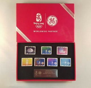2008 Beijing Olympic Games General Electric Ge 7 Pin Set Limited 226/1750