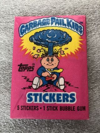 1985 Garbage Pail Kids 1st Series 1 Wax Pack Os1 Np