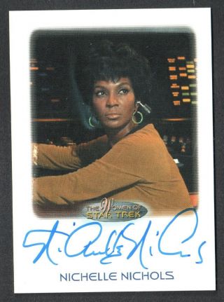 The Women Of Star Trek (rittenhouse 2010) Autograph Card Nichelle Nichols