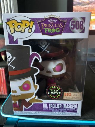 Funko Pop Dr.  Facilier (masked) Glow Chase Disney