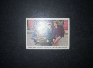 1959 3 Three Stooges Checklist Card 16 Fleer Unmarked & No Creases